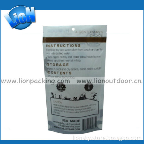 Flat Stand up Zip Lock Bag